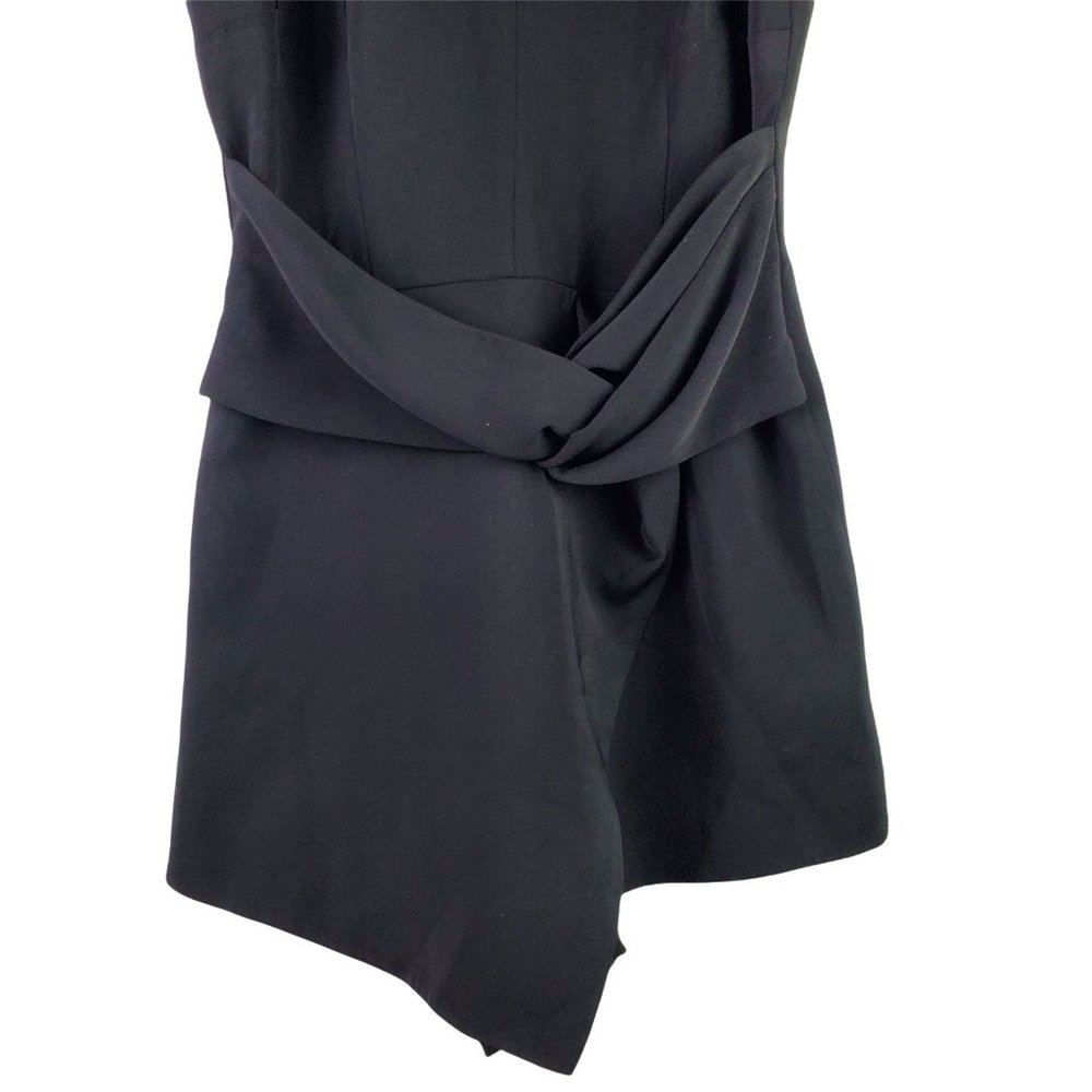 Keepsake Women's Faux Wrap Black Romper Sz Sm - Picture 5 of 8